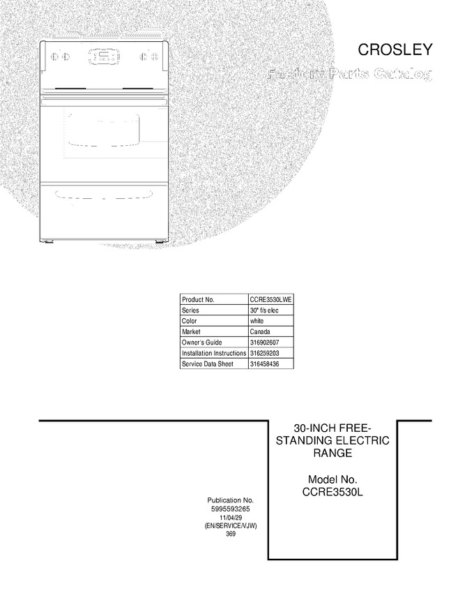 Diagram for CCRE3530LWE