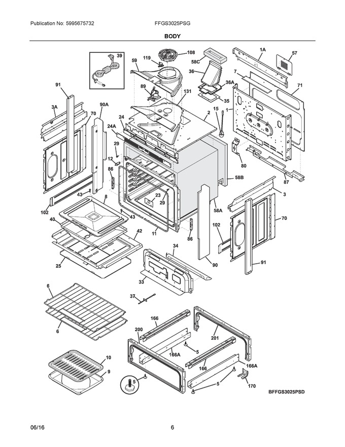 Diagram for FFGS3025PSG
