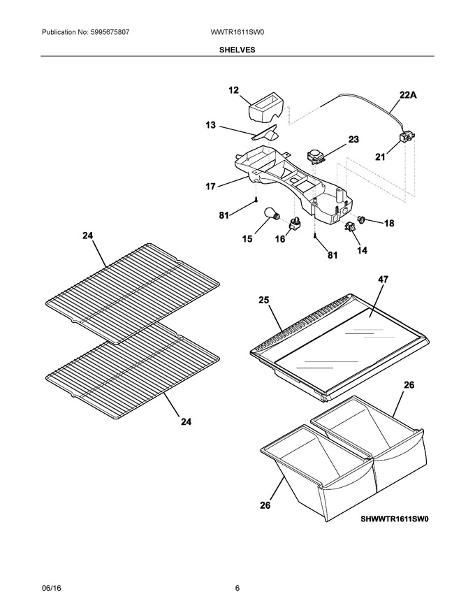 Diagram for WWTR1611SW0