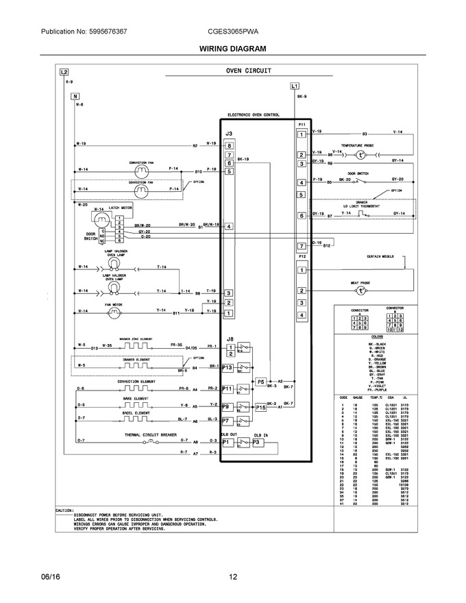 Diagram for CGES3065PWA