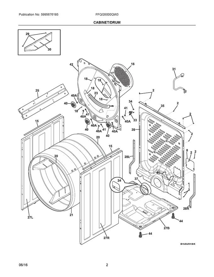Diagram for FFQG5000QW3