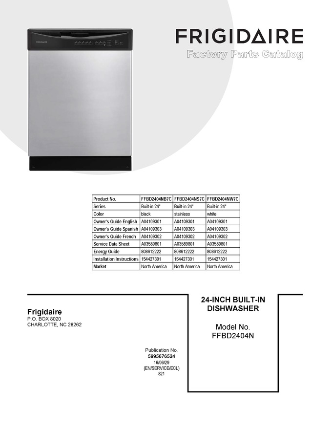 Diagram for FFBD2404NS7C