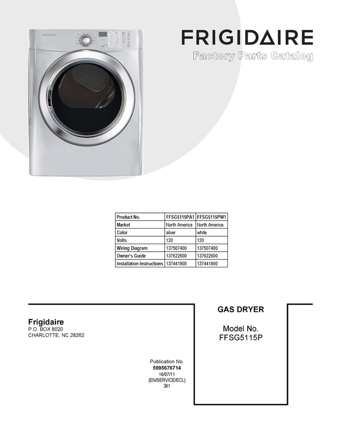 Diagram for FFSG5115PA1