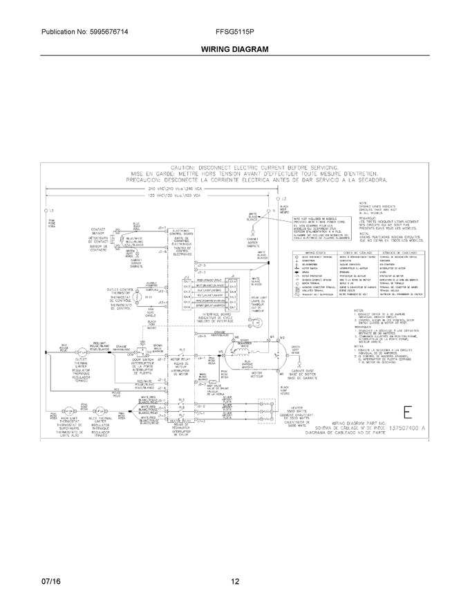 Diagram for FFSG5115PW1