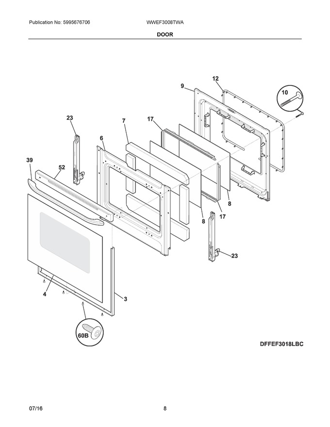 Diagram for WWEF3008TWA