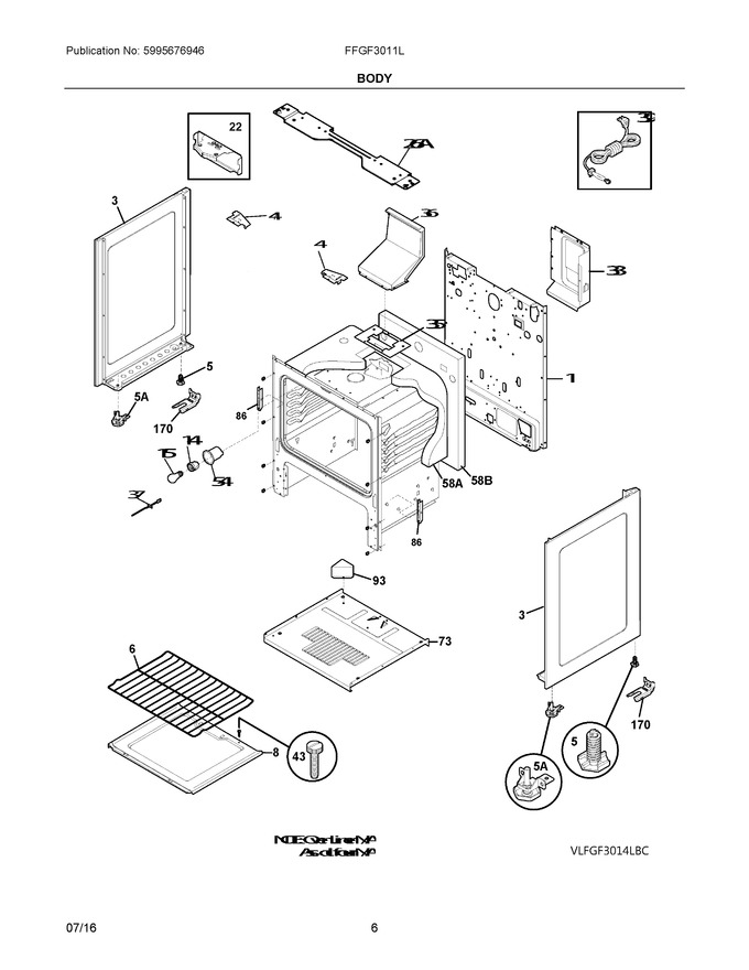 Diagram for FFGF3011LWG