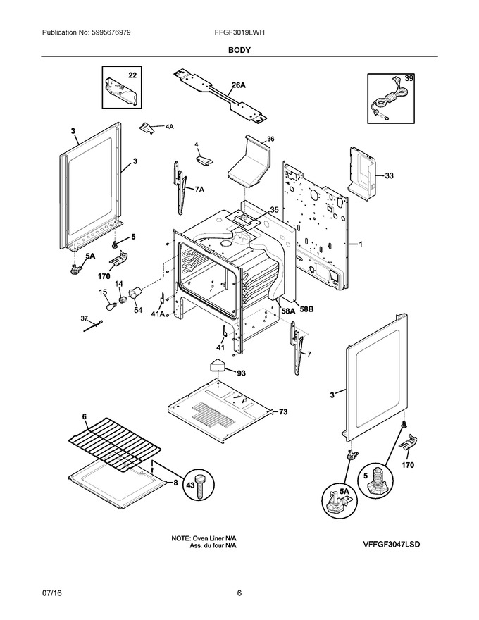 Diagram for FFGF3019LWH