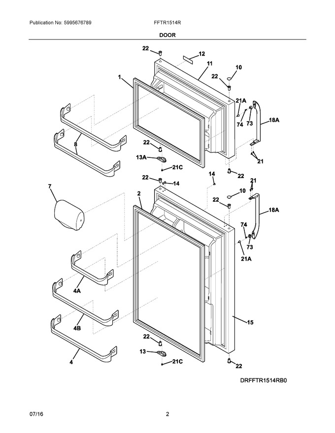 Diagram for FFTR1514RB1