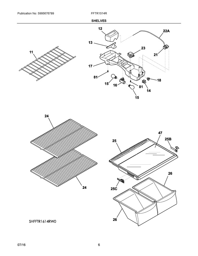 Diagram for FFTR1514RW1