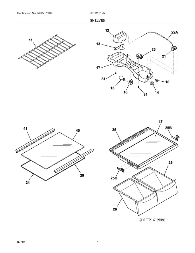 Diagram for FFTR1619RS0