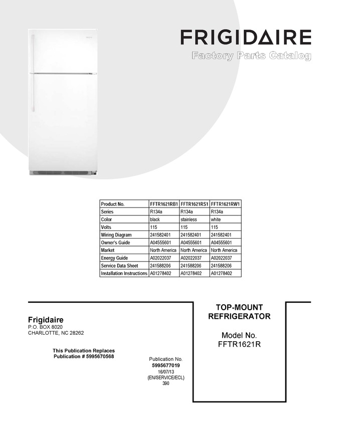 Diagram for FFTR1621RS1