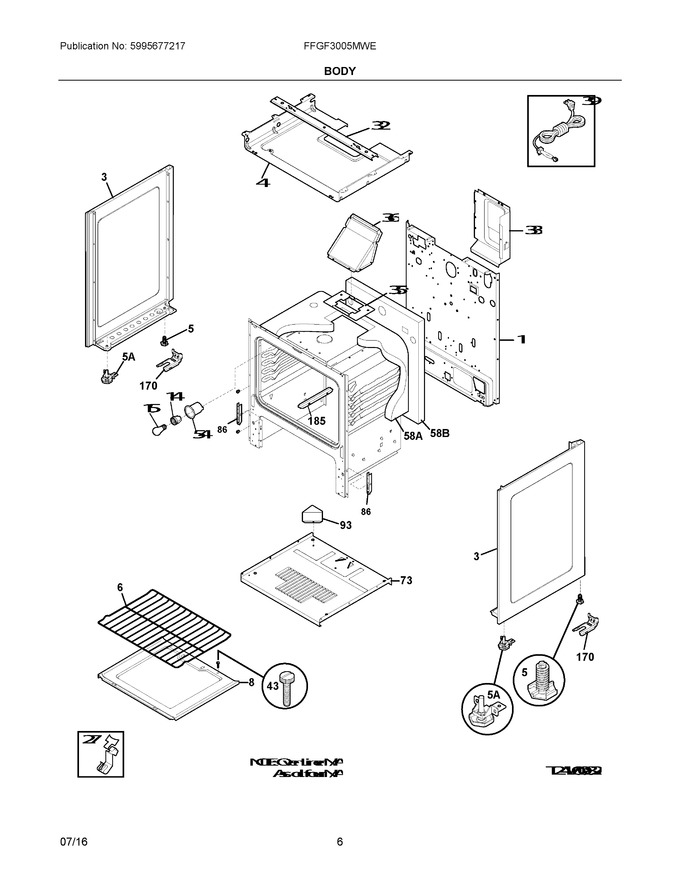 Diagram for FFGF3005MWE