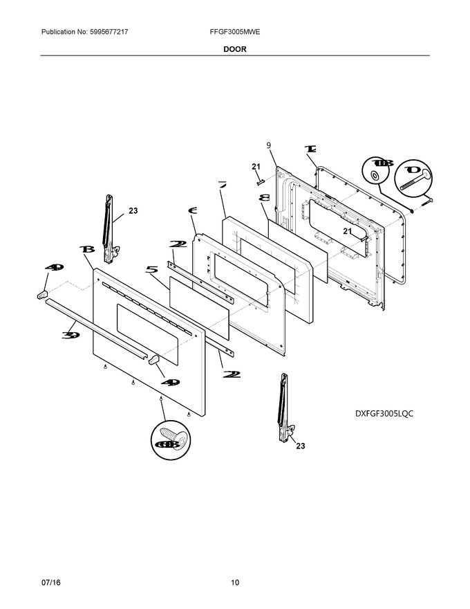 Diagram for FFGF3005MWE