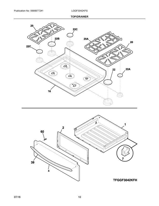 Diagram for LGGF3042KFS