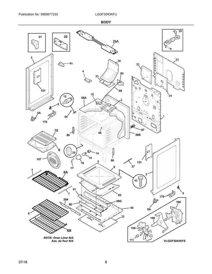 Diagram for LGGF3043KFU