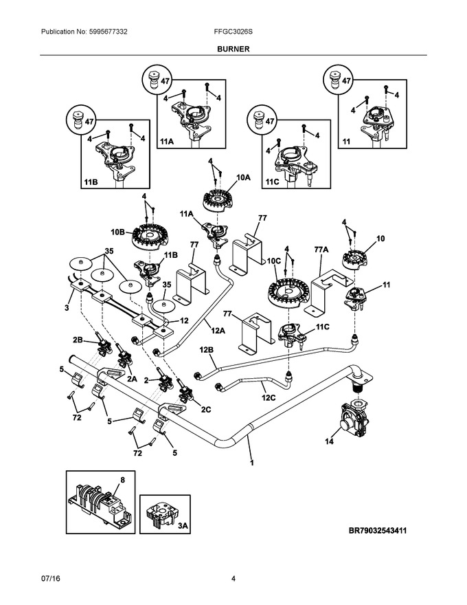 Diagram for FFGC3026SBB
