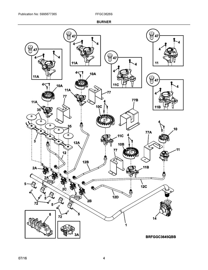 Diagram for FFGC3626SWB