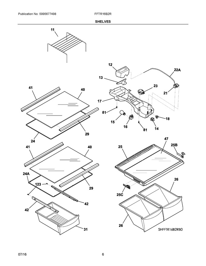 Diagram for FFTR16B2RW0
