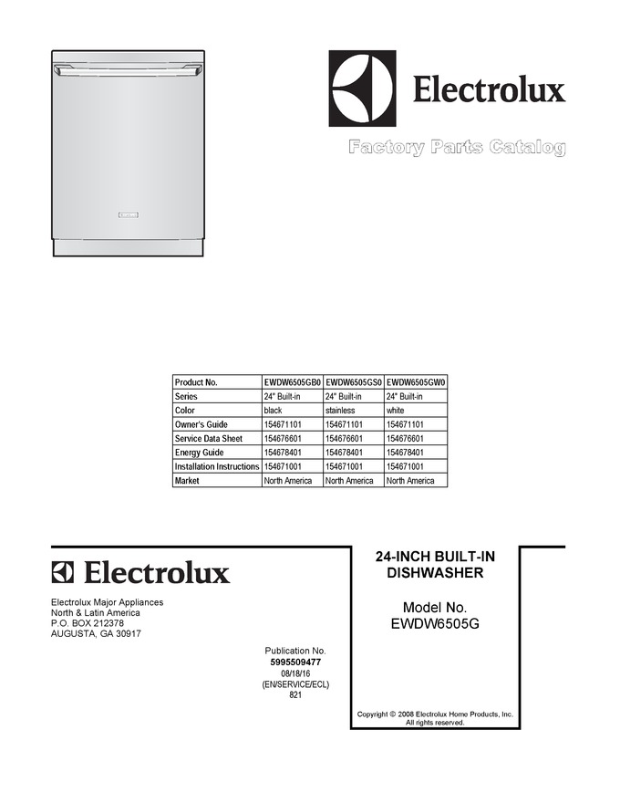 Diagram for EWDW6505GS0