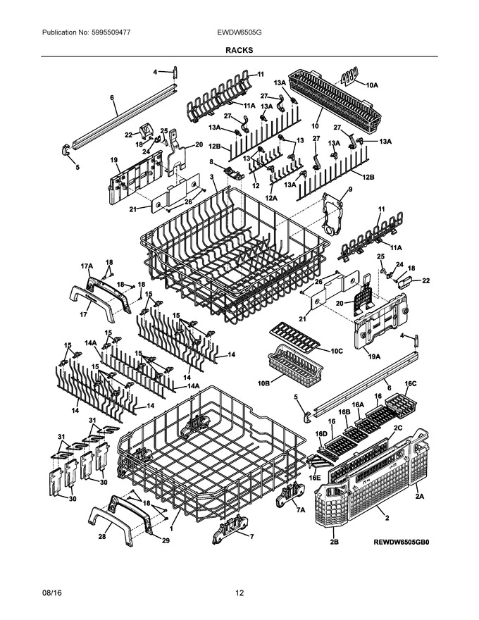 Diagram for EWDW6505GS0