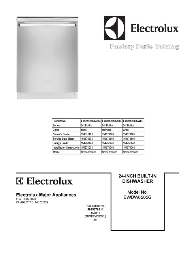 Diagram for EWDW6505GW0B