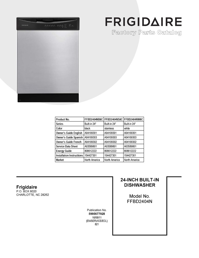 Diagram for FFBD2404NW8C