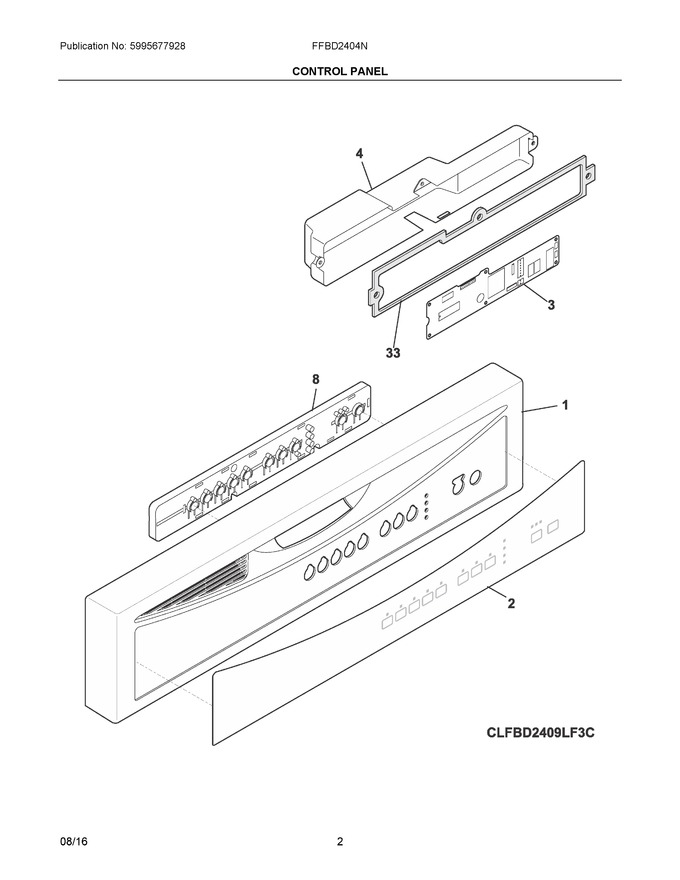 Diagram for FFBD2404NW8C