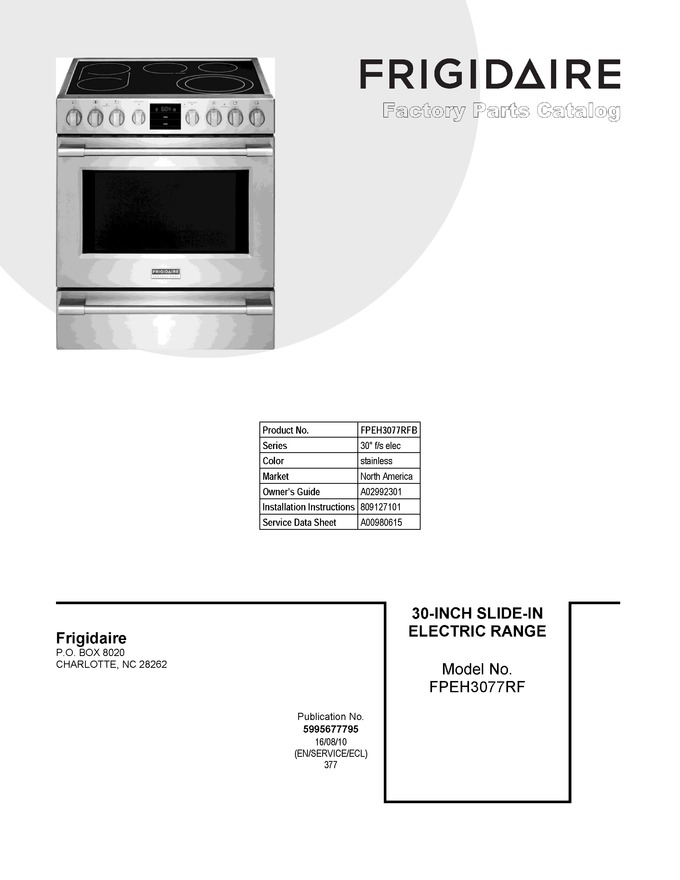 Diagram for FPEH3077RFB