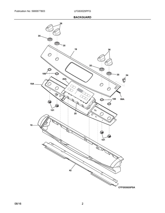 Diagram for LFGS3025PFG