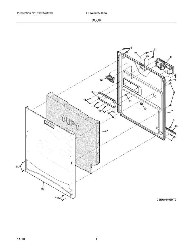 Diagram for EIDW6405HT0A