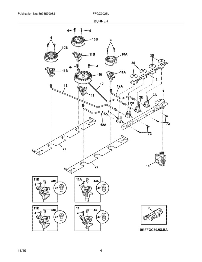 Diagram for FFGC3025LSB