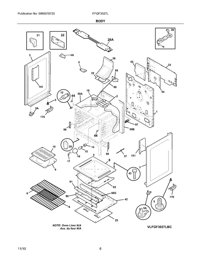 Diagram for FFGF3019LWD