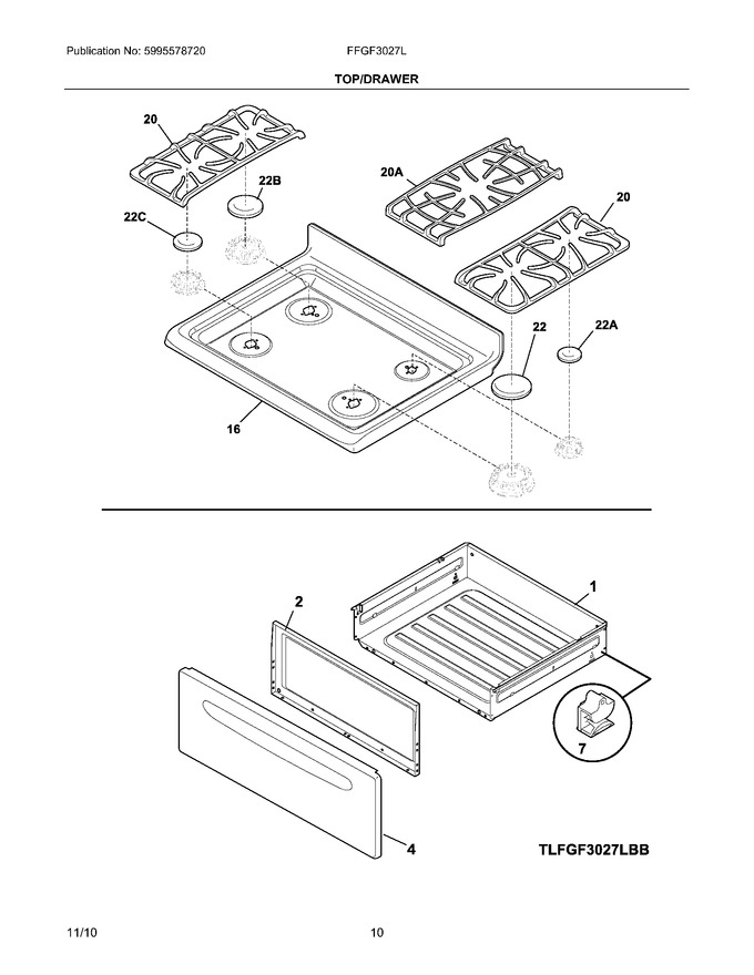 Diagram for FFGF3019LWD