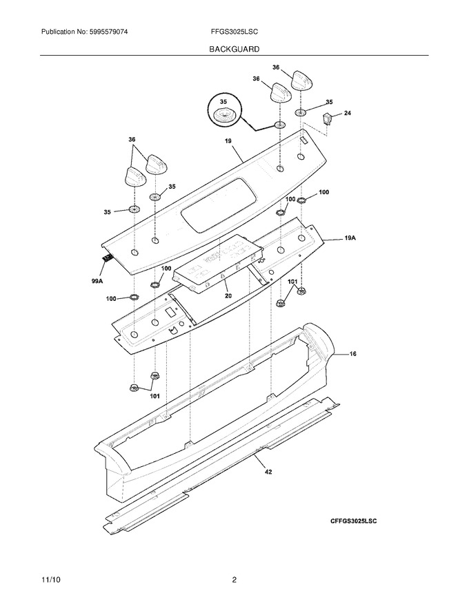 Diagram for FFGS3025LSC