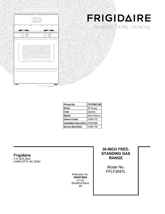 Diagram for FFLF3047LSB