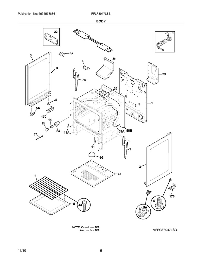Diagram for FFLF3047LSB