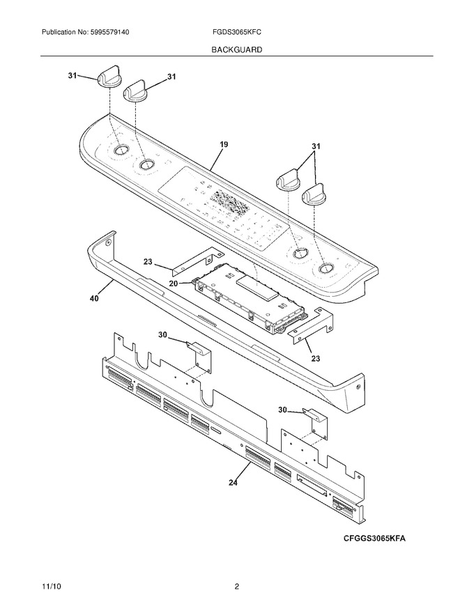 Diagram for FGDS3065KFC