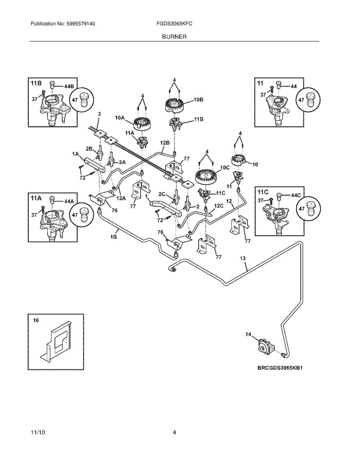 Diagram for FGDS3065KFC