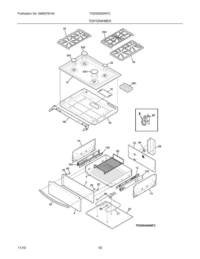 Diagram for FGDS3065KFC