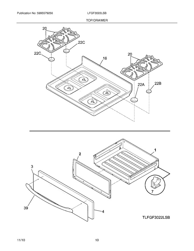 Diagram for LFGF3022LSB