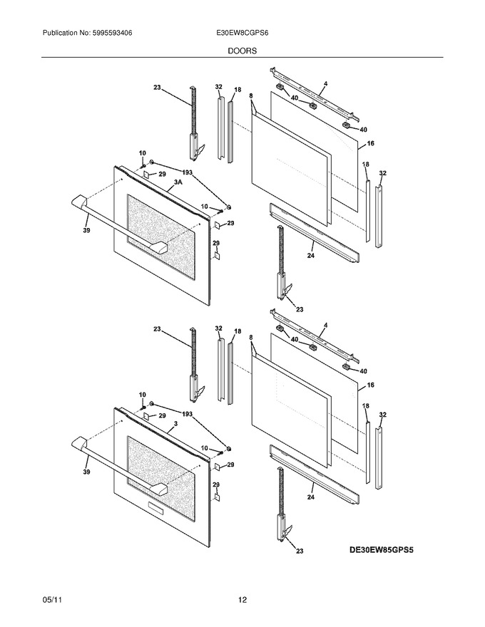 Diagram for E30EW8CGPS6