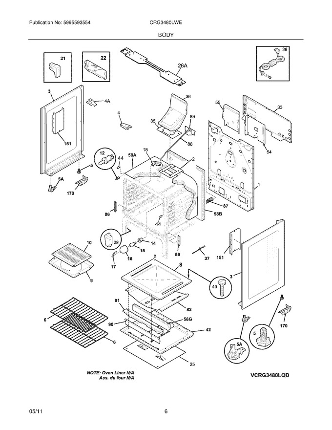 Diagram for CRG3480LWE