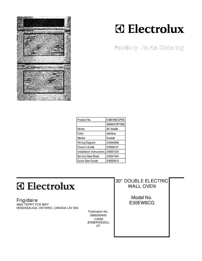 Diagram for E30EW8CGPS6