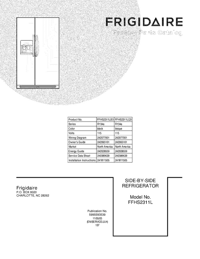 Diagram for FFHS2311LQ3