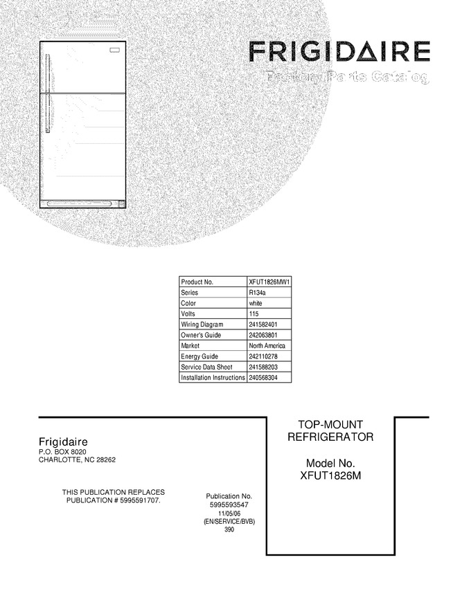 Diagram for XFUT1826MW1