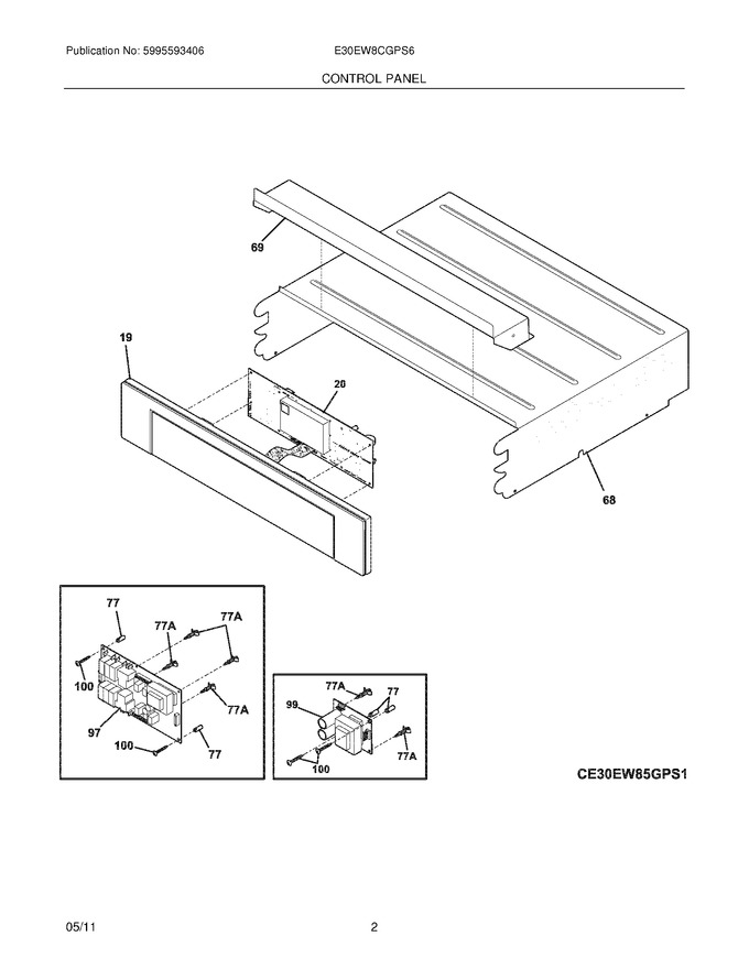 Diagram for E30EW8CGPS6