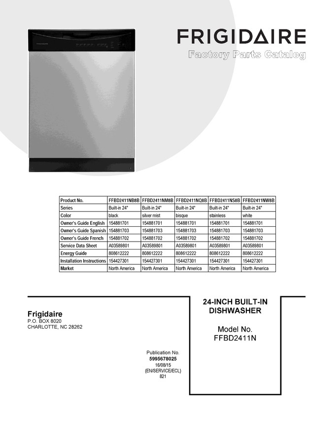 Diagram for FFBD2411NM8B