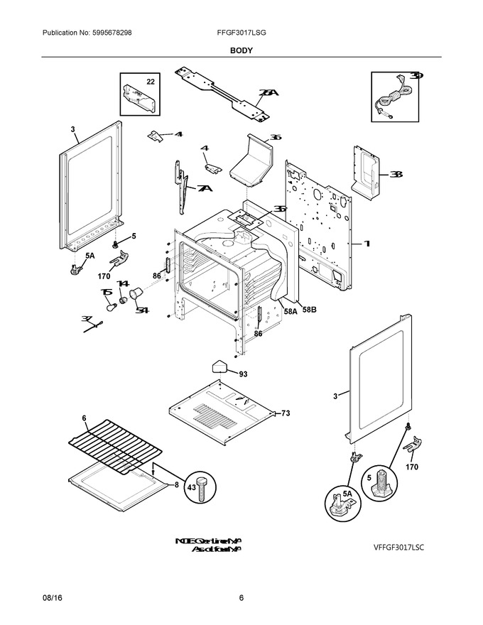 Diagram for FFGF3017LSG