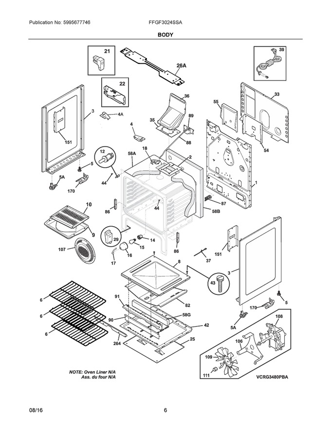 Diagram for FFGF3024SSA
