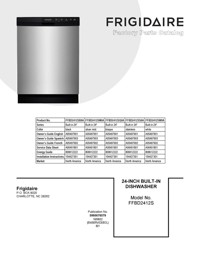 Diagram for FFBD2412SB0A
